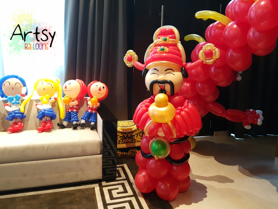 Cai Shen Ye Balloon Standee