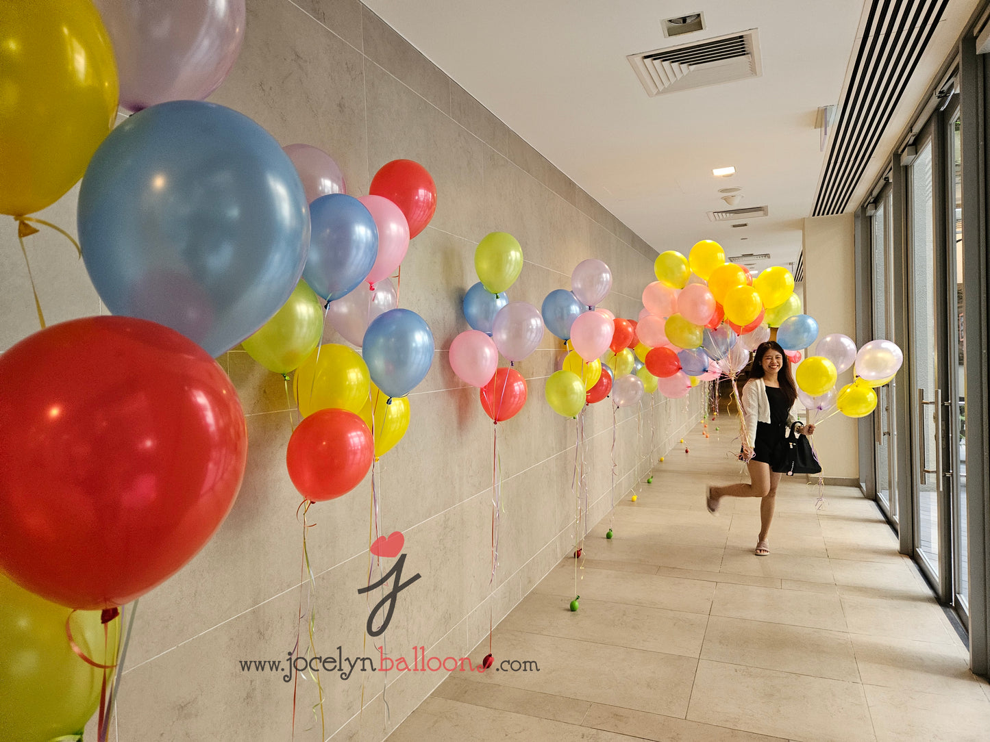 5 Helium Bundle Balloon Bouquet