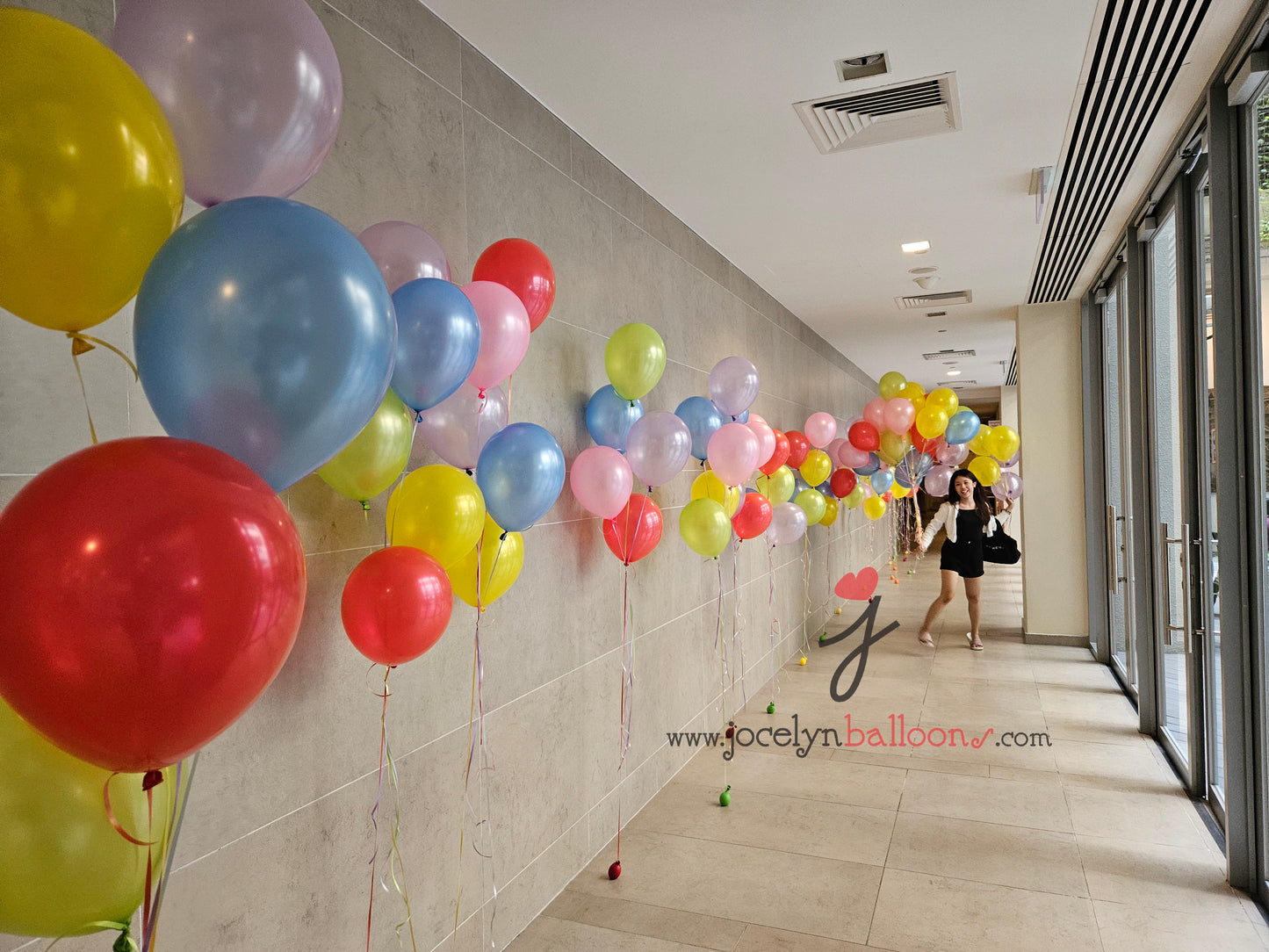 5 Helium Bundle Balloon Bouquet
