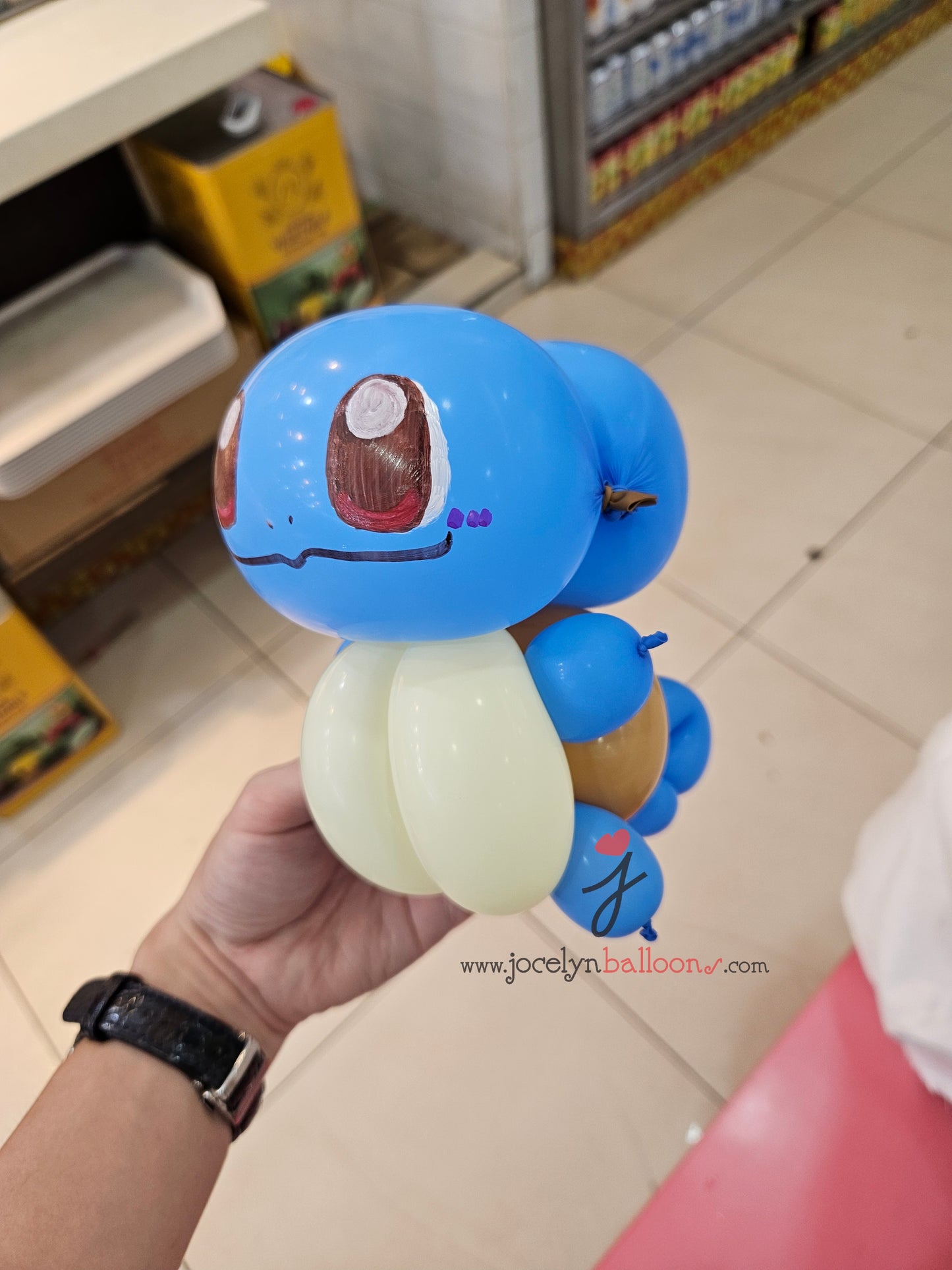 Squirtle Balloon Sculpture