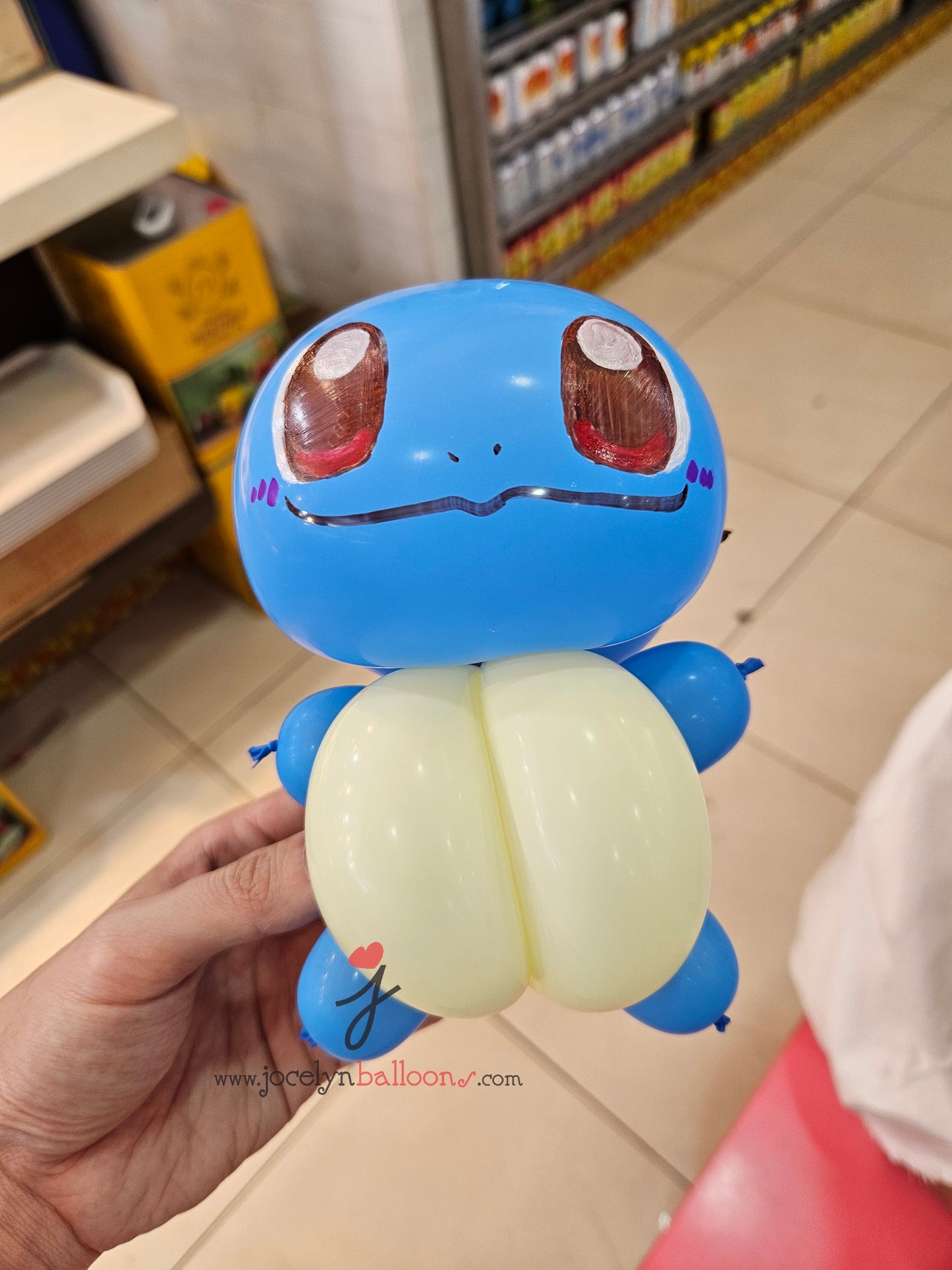 Squirtle Balloon Sculpture