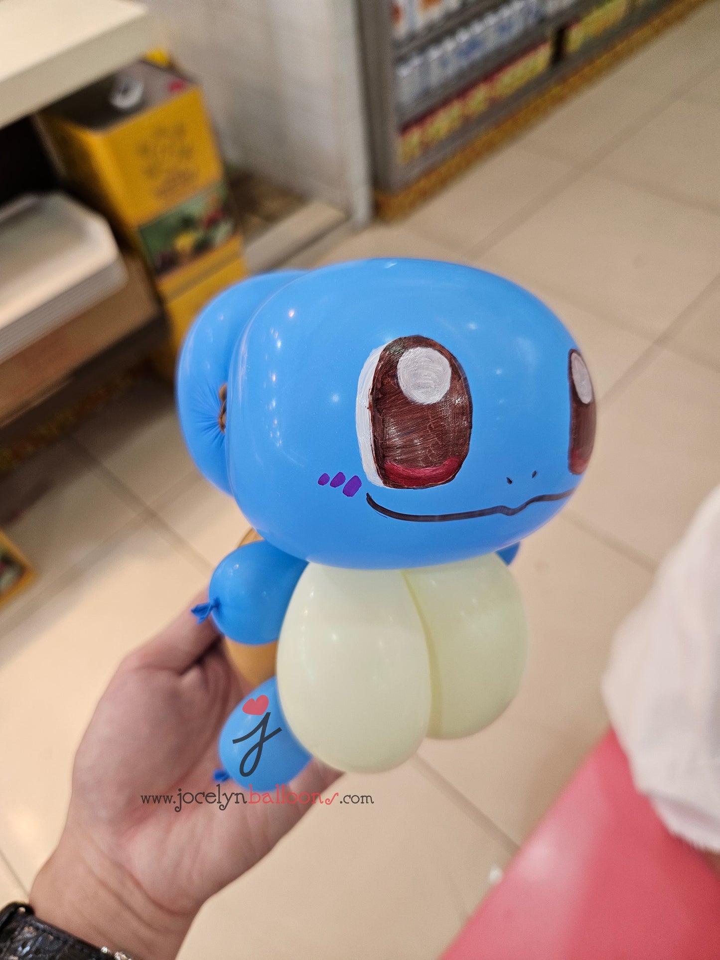 Squirtle Balloon Sculpture