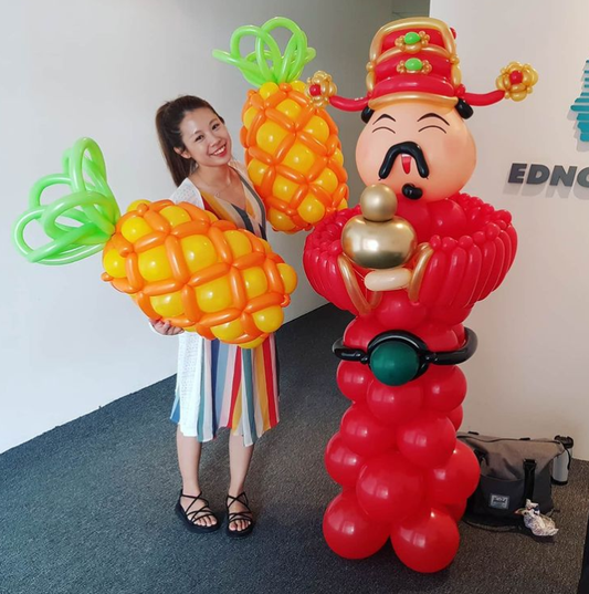 Handheld Pineapple Balloon Sculpture