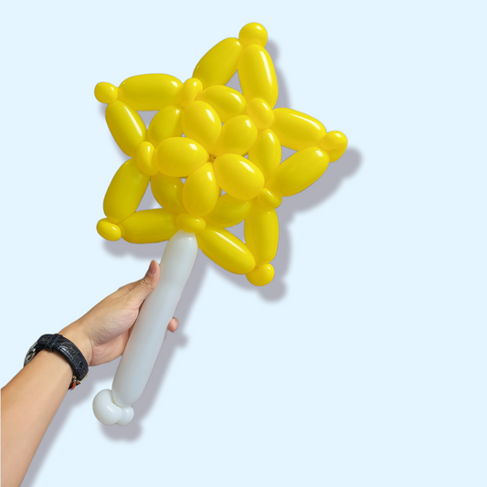 Magical Star Wand Balloon Sculpture